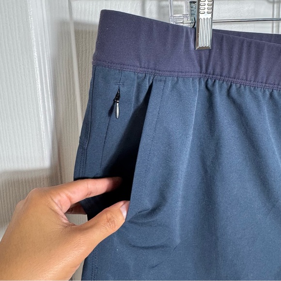 Public Rec Flex Shorts Size 42 Navy Blue Sporty Outdoors 5” Inseam - Picture 8 of 11